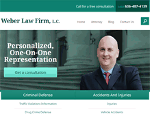 Tablet Screenshot of mattweberlaw.net